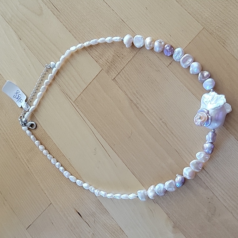 Keshi Pearl Necklace